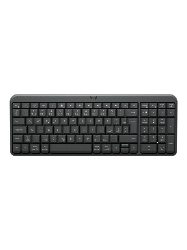 Logitech K250 - keyboard - QWERTZ - Czech - graphite Input Device - Tangentbord - Tjeckiska - Svart