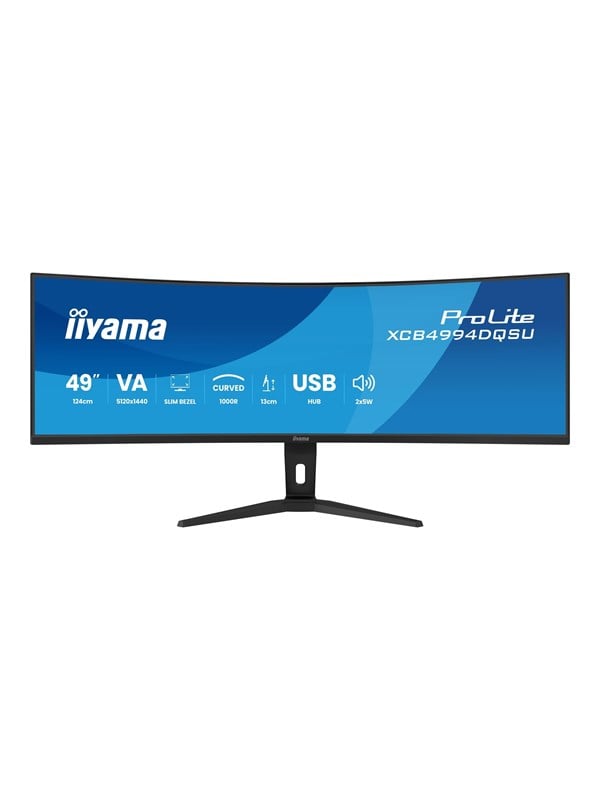 49" iiyama ProLite XCB4994DQSU-B1 - LED monitor - curved - 49" - HDR