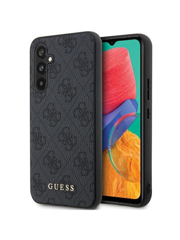 GUESS GUHCS23FEG4GFGR S23 FE S711 gray/gray hardcase 4G Metal Gold Logo