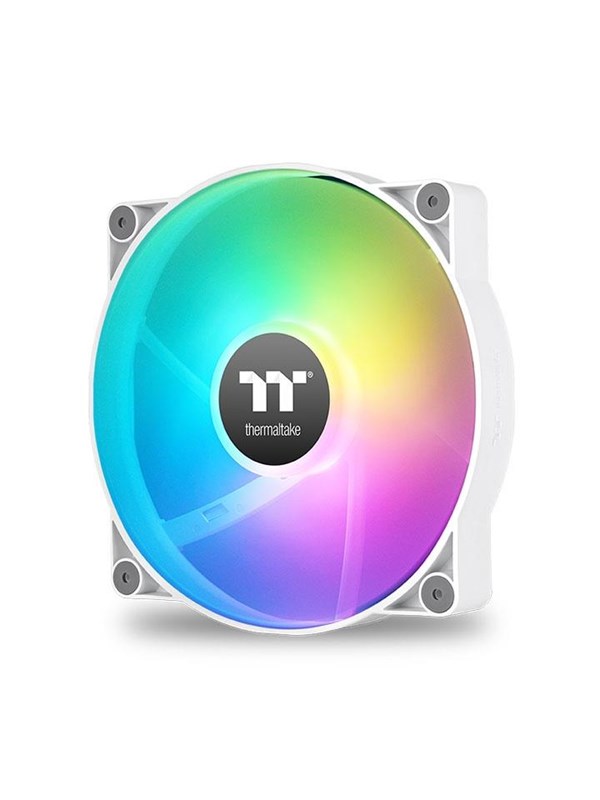Thermaltake CT200 - Chassi fläkt - 200mm - Vit med RGB LED - 27 dBA