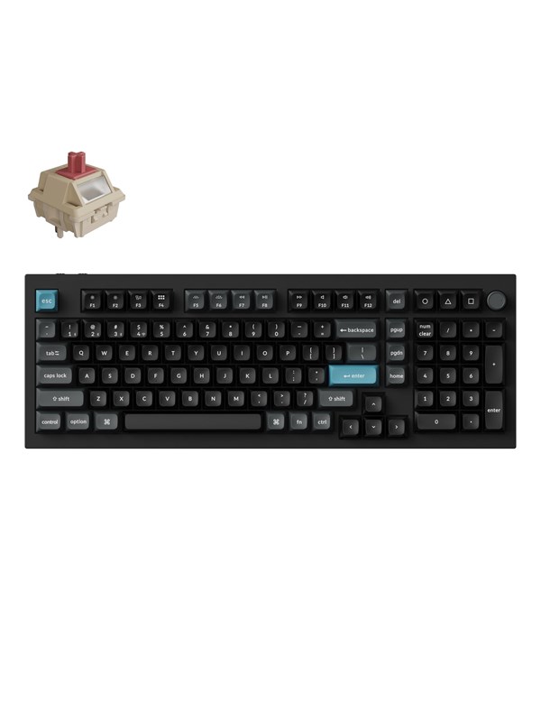 Keychron Q5 Ultra 8K - Wireless Mechanical Keyboar - Gaming Tangentbord - ANSI - Svart