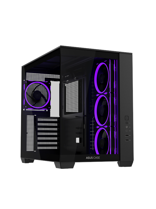 ASUS A32 PLUS V2 TG ARGB - Chassi - Miditower - Svart