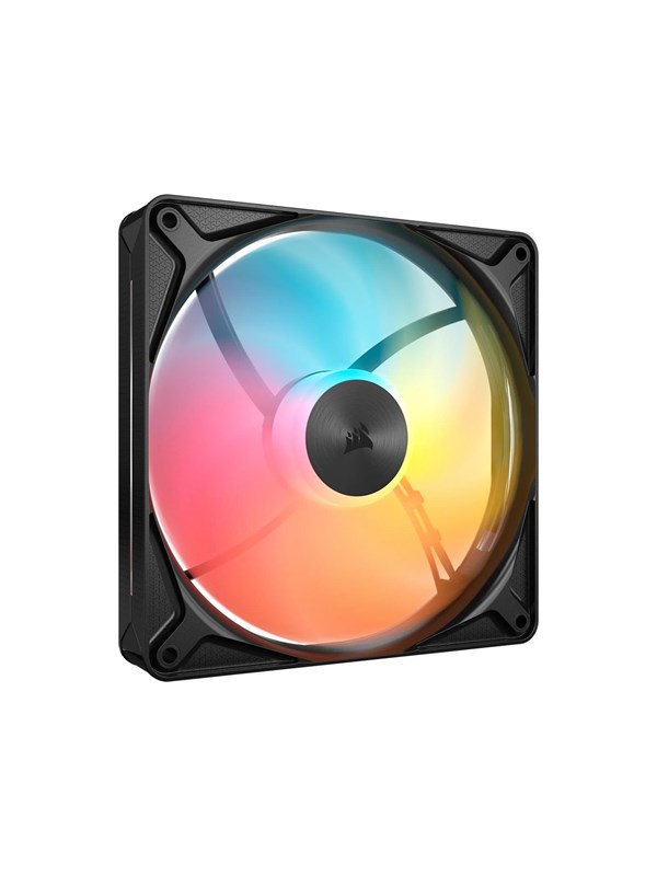 Corsair RS140 II ARGB - Chassi fläkt - 140mm - Svart m. tvåfärgat led-ljus - 36 dBA