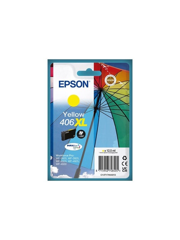 Epson 406XL - XL - yellow - original - ink cartridge