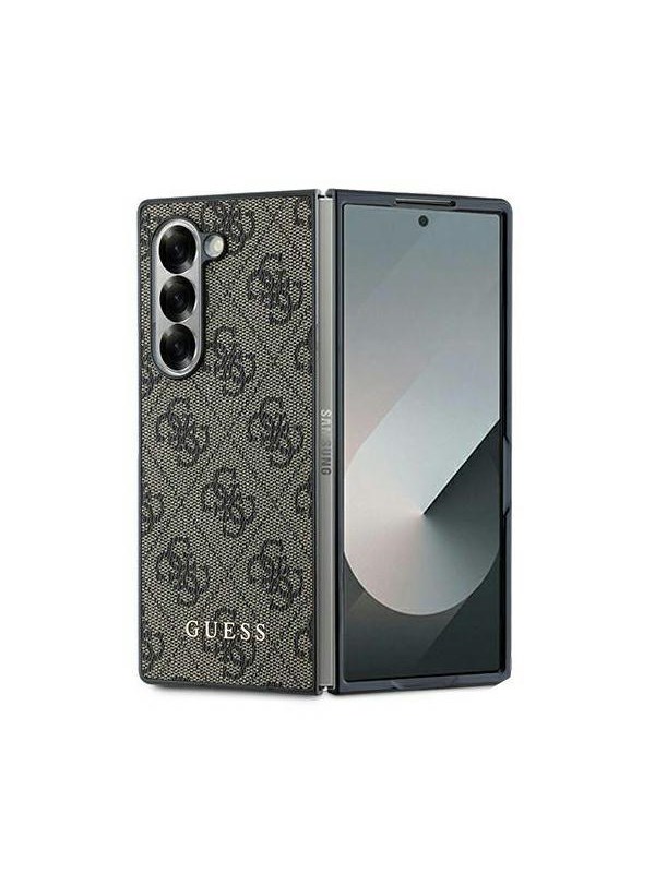 GUESS 4G Case for Samsung Galaxy Z Fold 6 - Brown