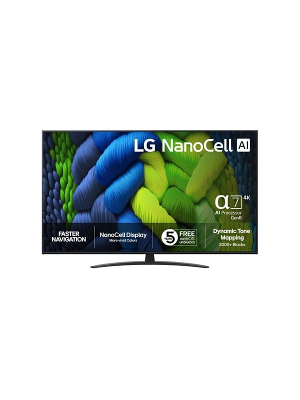 LG 65" TV LED 4K High Dynamic Range 10 (HDR10) NanoCell AI NANO82