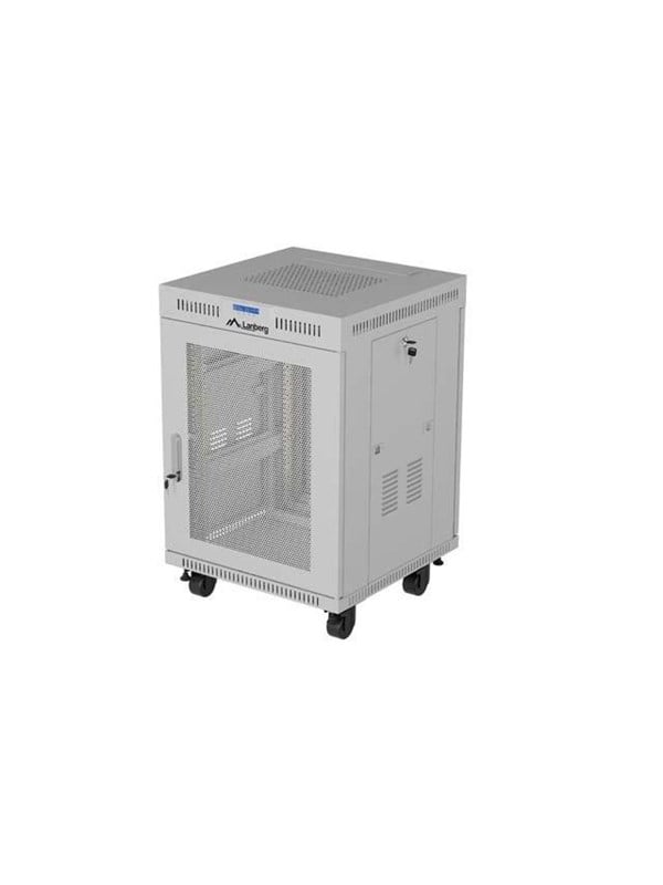 Lanberg FF01 series - rack - 600 x 800 flat pack with mesh door - 15U