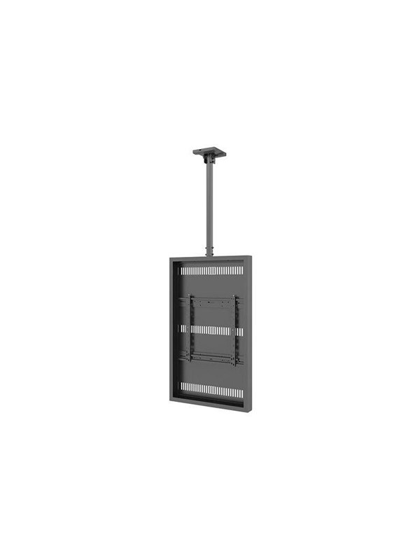 Multibrackets M Pro Series enclosure - medium - for digital signage panel - wire - black RAL 9005 - Max 80 kg - recommended for 49"