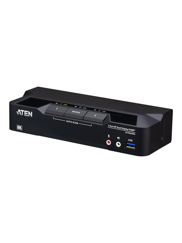 ATEN CS1942DPA - KVM / audio / USB switch - 2 ports