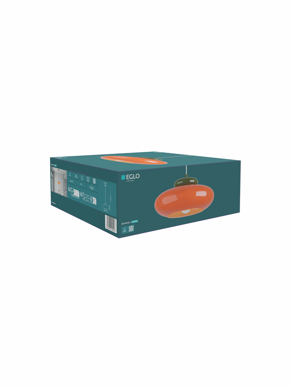 EGLO BERARDELLI PENDELLAMPA Ø:320 ORANGE
