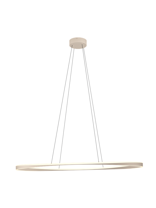 EGLO CAMEROTA LÅNGBORD OVAL L1110 DIMBAR SAND/VIT