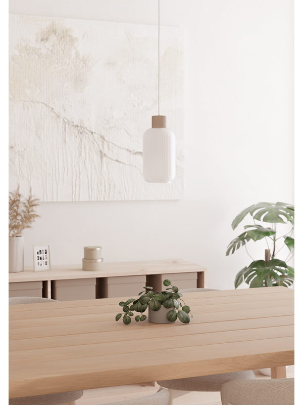 EGLO DASMINA PENDELLAMPA Ø:130 E27 SAND/VIT