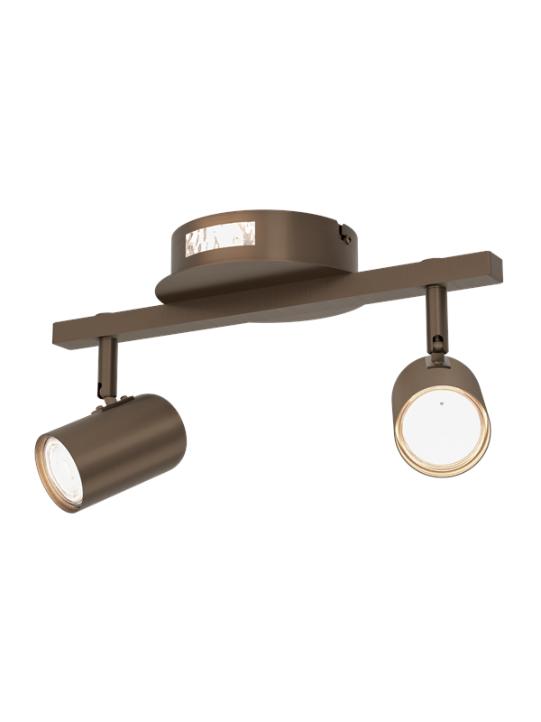 EGLO MONTEMURRO SPOTSKENA L320 2L MÖRK BRONS