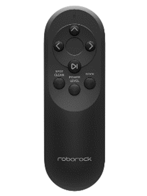 Roborock Robotdammsugare remote control black no battery