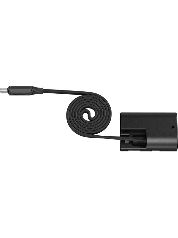 SmallRig 6414 Attachable Self-Coiling Dummy Battery Power Cable USB-C for LP-E6P