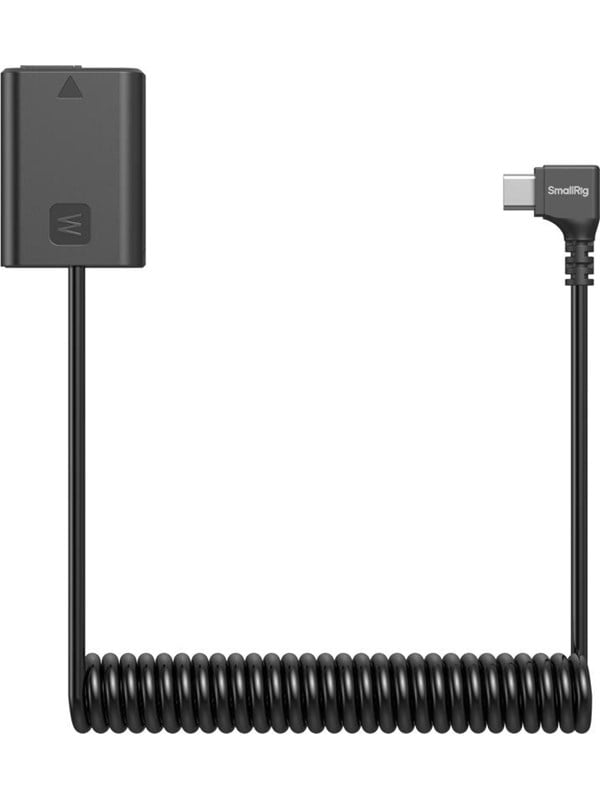 SmallRig 6542 Dummy Battery Power Cable for USB-C for Sony NP-FW50