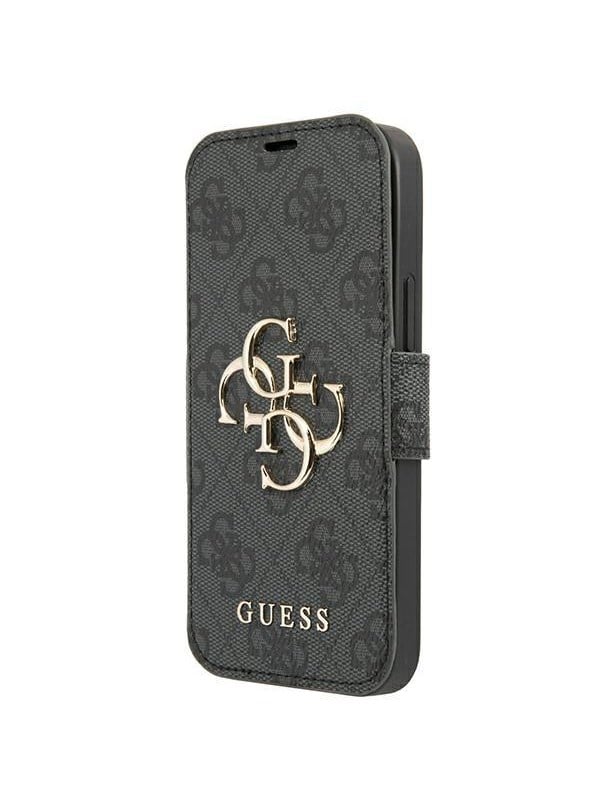 GUESS GUBKP13X4GMGGR iPhone 13 Pro Max 6.7" gray/gray book 4G Big Metal Logo