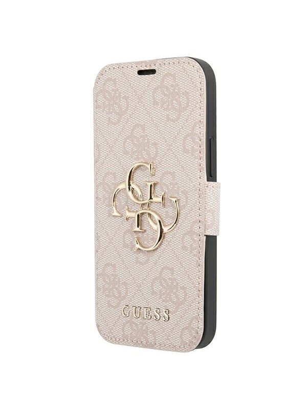 GUESS GUBKP13X4GMGPI iPhone 13 Pro Max 6.7" pink/pink book 4G Big Metal Logo