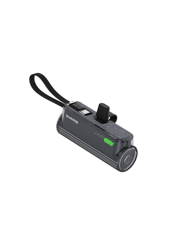SHARGE Flow Mini 2 Power Bank - Black - 5000 mAh
