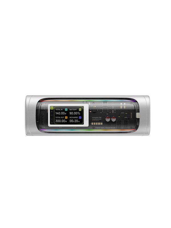 SHARGE Sâharâgeek 300 X3 140W Power Bank - Grey - 24000 mAh