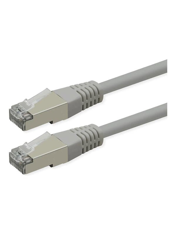 Roline patch cable - 5 m - grey RAL 7035 - Grå