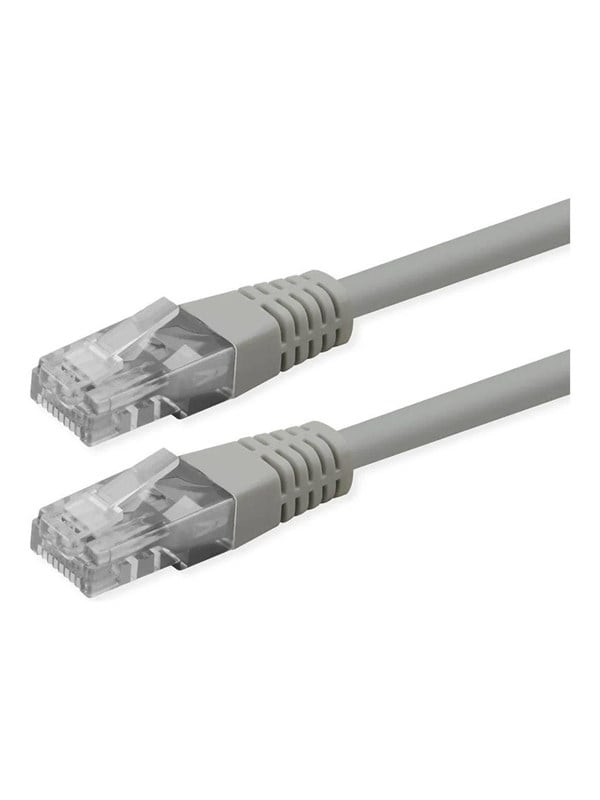 Roline patch cable - 5 m - grey RAL 7035 - Grå