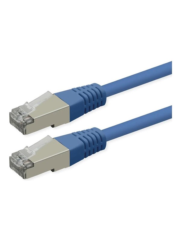 Roline patch cable - 15 m - blue pantone 7462C - Blå