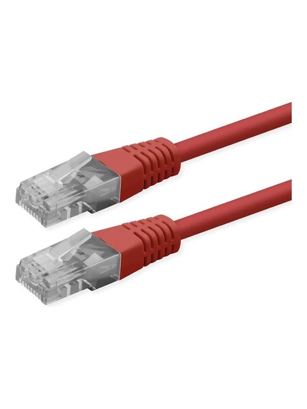 Roline patch cable - 5 m - red pantone 199C - Röd
