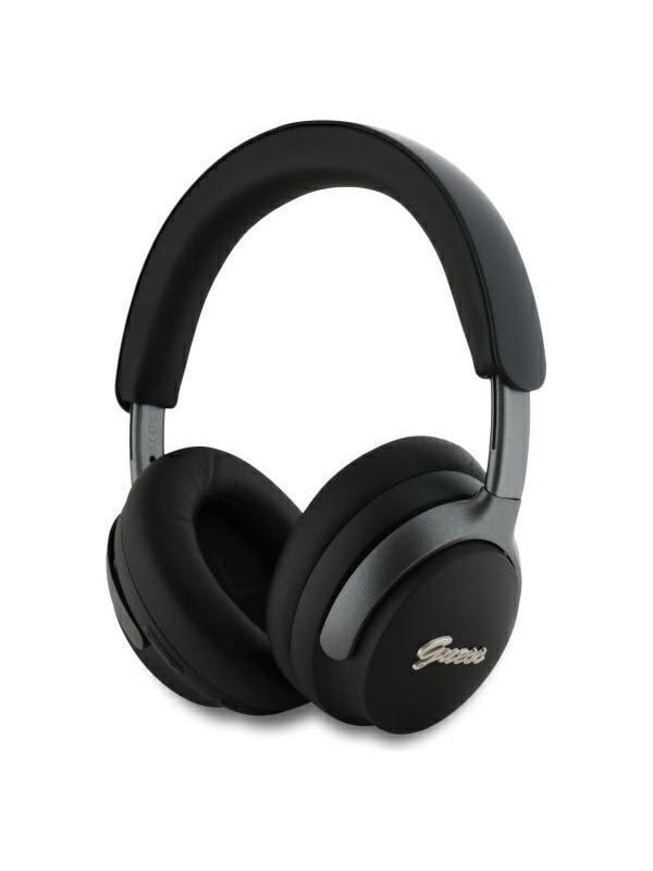 GUESS Bluetooth ANC Headphones GUBHC22PSFCSMK Black Metal Script Logo