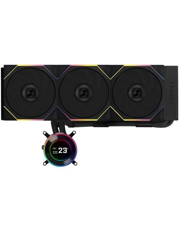 Lian Li HYDROSHIFT II LCD-C 360TL Flex Black - CPU Vattenkylare - Max 33 dBA