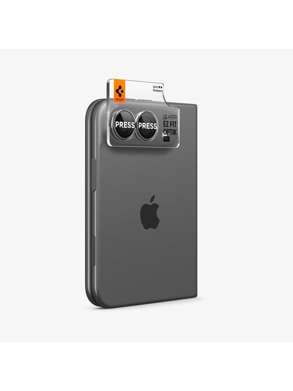 Spigen Glass tR EZ Fit Optik Pro 2 Pack - White - iPhone Duo