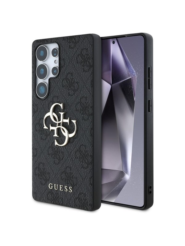 GUESS Big 4G Logo Classic Logo Case for Samsung Galaxy S25 Ultra Black