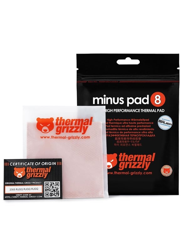 Thermal Grizzly Minus Pad 8 - 120x 20x 3.0 mm - 2 pack