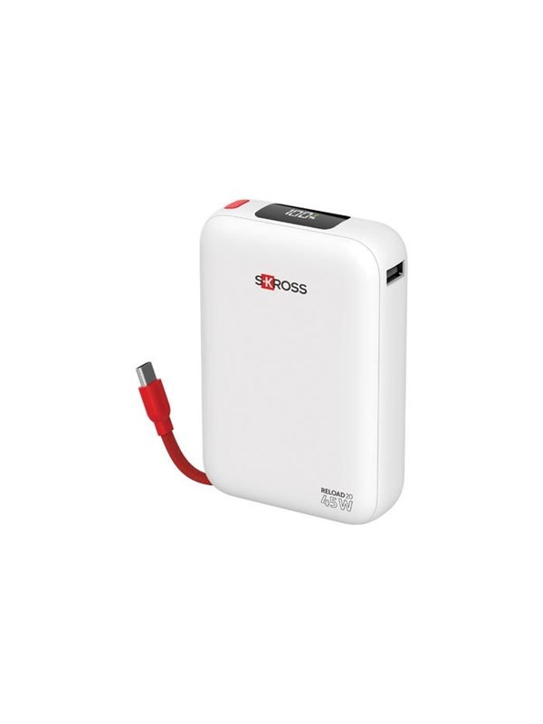 SKross Reload 20 Power Bank Compact 20K USB-C-in + USB-C + USB-A PD45W - 10000 mAh