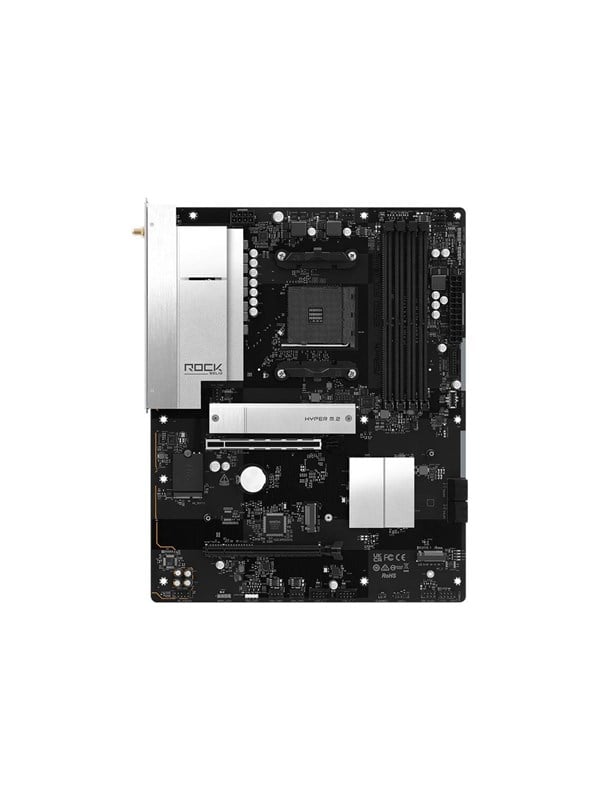 ASRock B550 Rock WiFi - motherboard - ATX - Socket AM4 - AMD B550 Moderkort - AMD B550 - AMD AM4 - DDR4 RAM - ATX ASRock B550 Rock WiFi - motherboard - ATX - Socket AM4 - AMD B550 Moderkort - AMD B550 - AMD AM4 - DDR4 RAM - ATX
