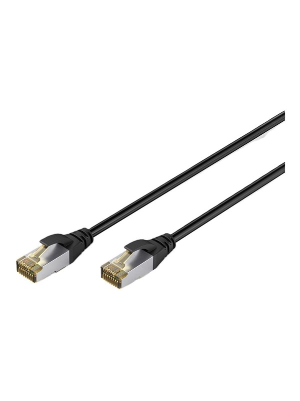 DIGITUS patch cable - 2 m - black - Svart