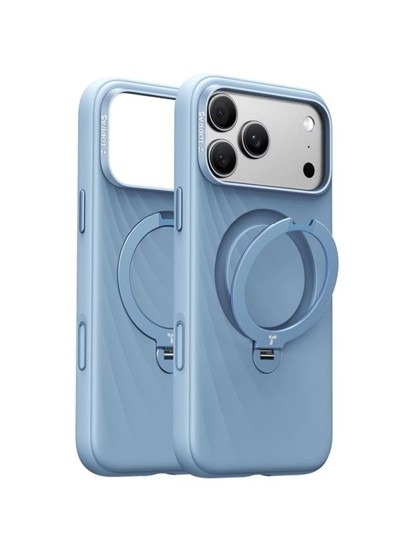 Torras Ostand Q3 Wind Cover iPhone 17 Pro Cover - Blue