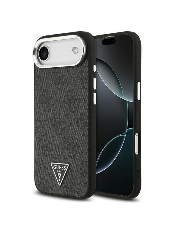 GUESS 4G Triangle Logo MagSafe case for iPhone Air - black