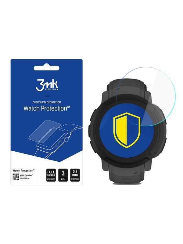 3mk Tempered Glass Watch Protection FlexibleGlass - Garmin Instinct 2 / Solar