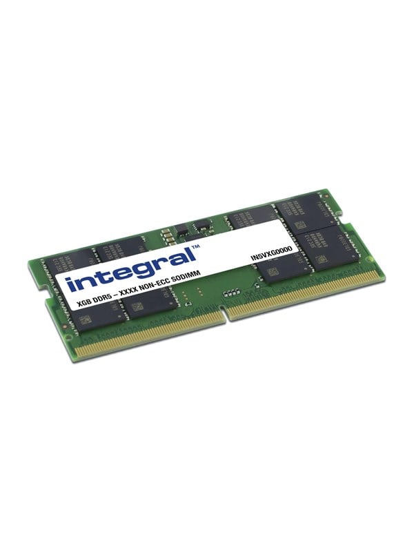 Integral Memory Integral - DDR5 - module - 8 GB - SO-DIMM 262-pin - 4800 MHz / PC5-38400 - unbuffered
