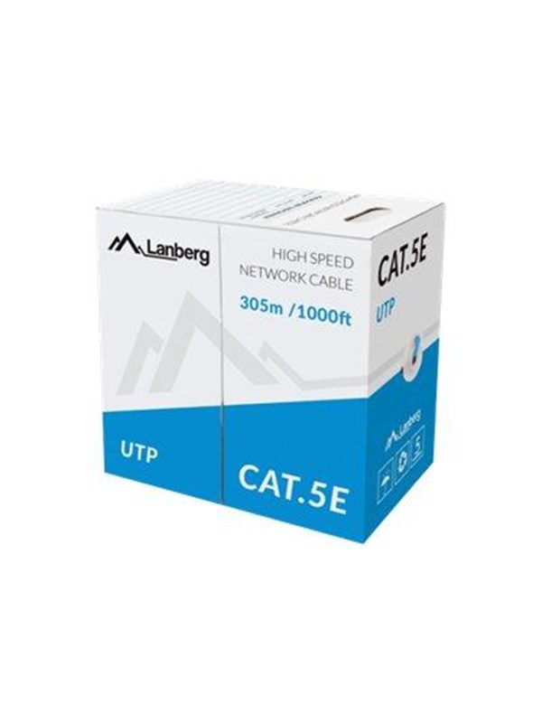 Lanberg bulk cable - 305 m - yellow RAL 1028 - Gul