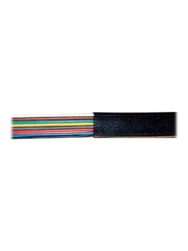 Helos bulk phone cable - 50 m - black - Svart - 50m