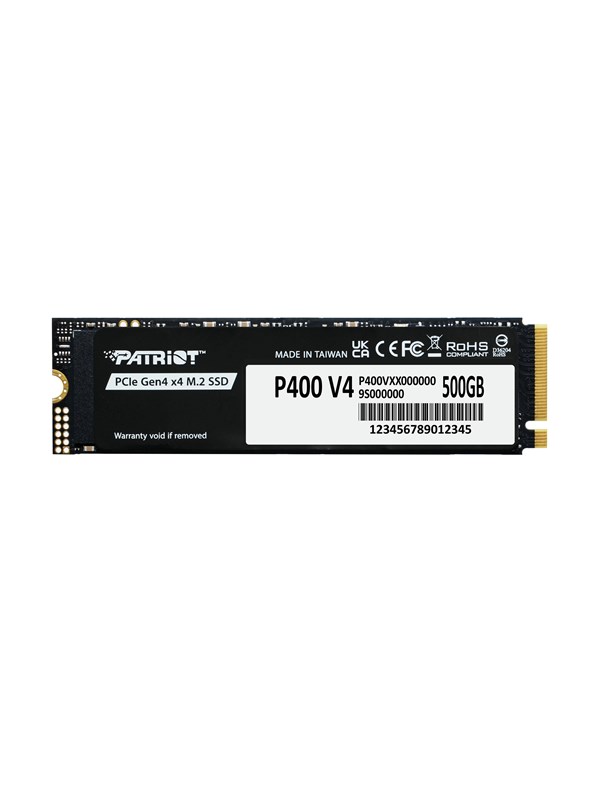 Patriot P400 V4 SSD - 500GB - M.2 2280 - PCIe 4.0