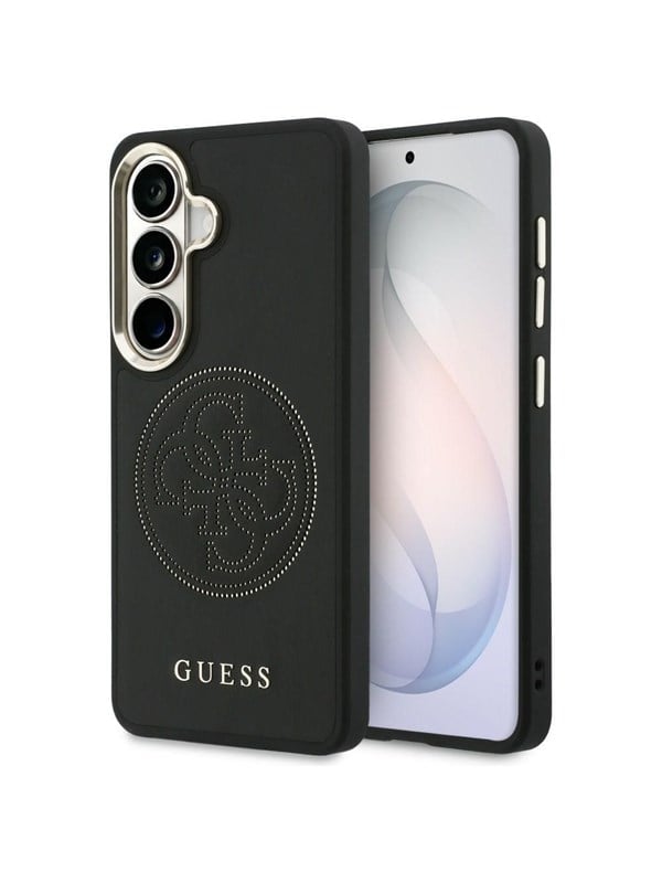 GUESS Perforated Logo MagSafe Case for Samsung Galaxy S26 - Black