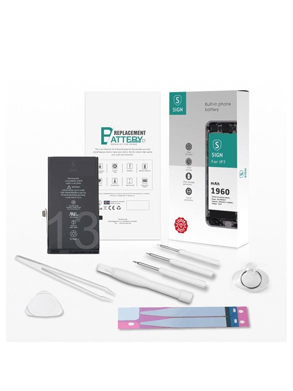 Produktfoto för SiGN Komplett Kit för Batteribyte - iPhone 13