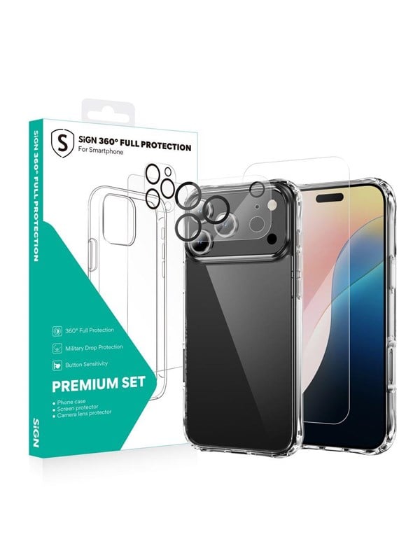 SiGN 360 Complete Protection Package for iPhone 17 Pro