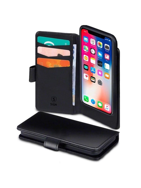 SiGN Wallet Case 2-in-1 for iPhone 13 Pro - Black