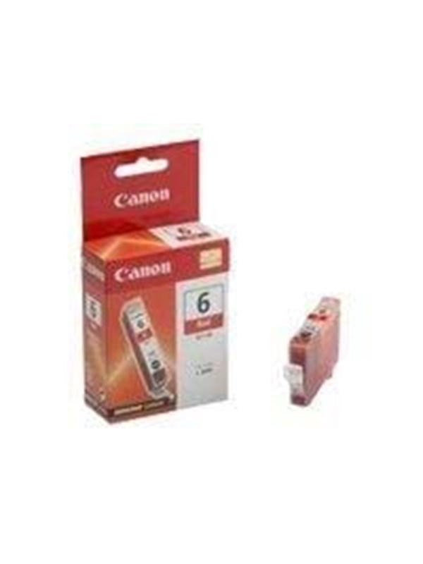Produktfoto för Canon Bläckpatron, BCI-6 R, 8891A002, röd, singelförpackning