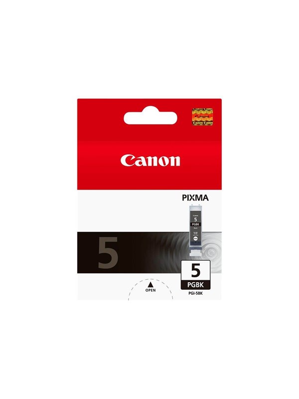 Produktfoto för Canon Bläckpatron, PIXMA PGI-5 BK, 0628B001, svart, dubbelförpackning