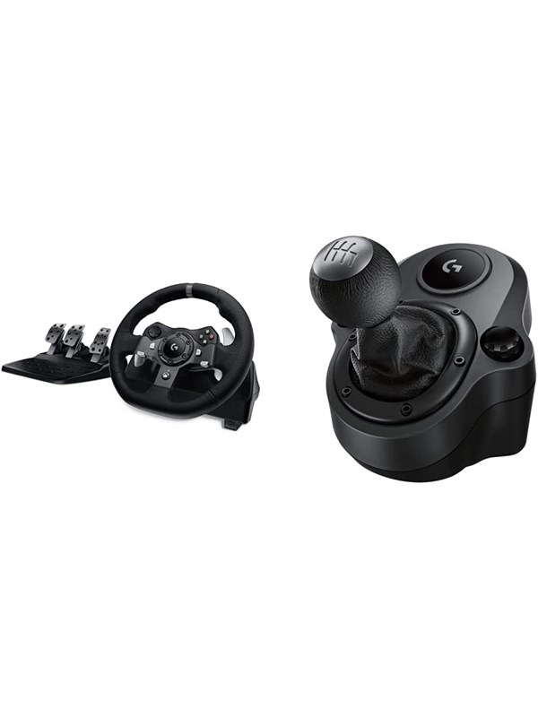 Logitech G920 Driving Force Xbox One / Pc Driving Force Shifter Bundle Wired Steering Wheel & Pedal Set Microsoft Xbox One
